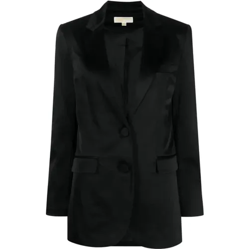 Schwarzer Mensy Blazer , Damen, Größe: S - Michael Kors - Modalova