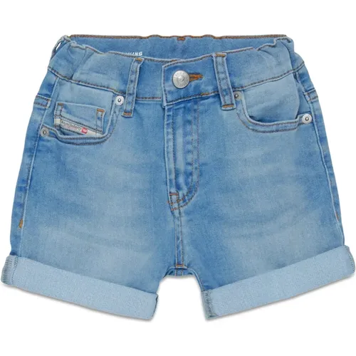 Hose und shorts,Blaue Kinder Shorts - Diesel - Modalova