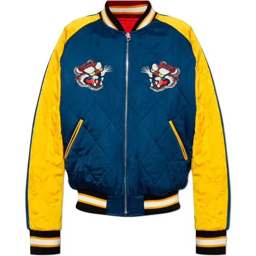 Reversible bomber jacket , male, Sizes: L, M - Kenzo - Modalova