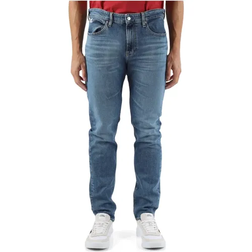 Slim Taper Jeans Five Pocket , male, Sizes: W29, W34, W31, W32, W36, W30, W33 - Calvin Klein Jeans - Modalova