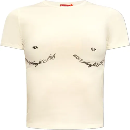 T-shirt 'T-Uncuties-P2' , Damen, Größe: S - Diesel - Modalova