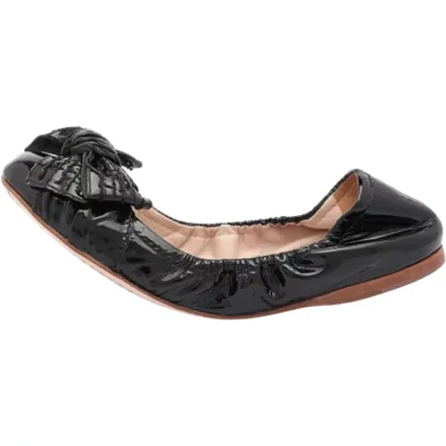 Pre-owned Leder flats - Miu Miu Pre-owned - Modalova