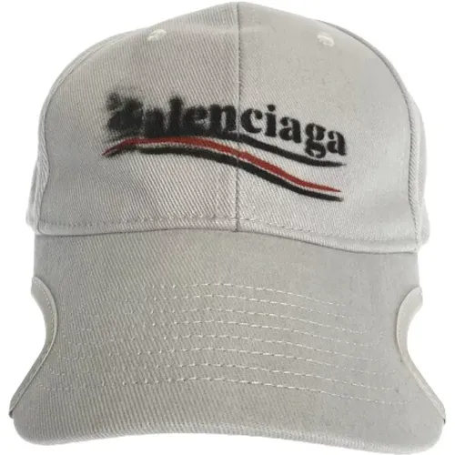 Pre-owned Cotton hats , female, Sizes: ONE SIZE - Balenciaga Vintage - Modalova