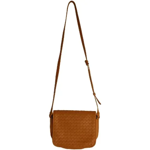 Pre-owned Leather crossbody-bags , female, Sizes: ONE SIZE - Bottega Veneta Vintage - Modalova