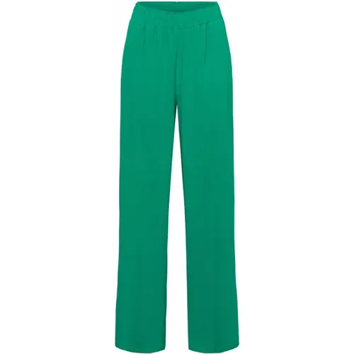 Weite Grüne Hose , Damen, Größe: 3XL - &Co Woman - Modalova