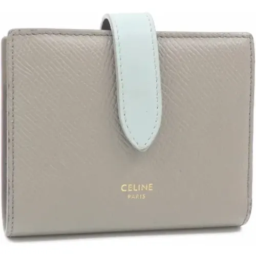 Pre-owned Leather wallets , female, Sizes: ONE SIZE - Celine Vintage - Modalova