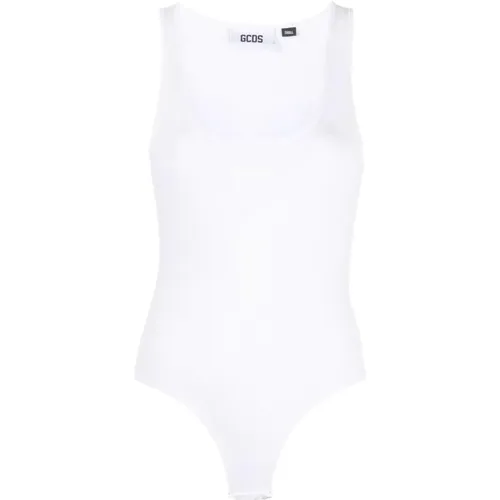 Jersey bodysuit , female, Sizes: S, XS, L, M - Gcds - Modalova