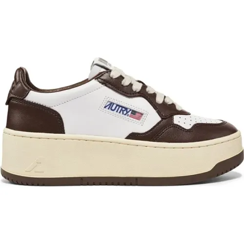 Medalist Low Leather Sneakers , female, Sizes: 2 UK - Autry - Modalova