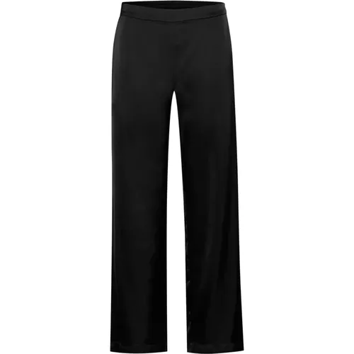 Elegante Weite Hose mit Elastischem Bund , Damen, Größe: XL - Karen by Simonsen - Modalova