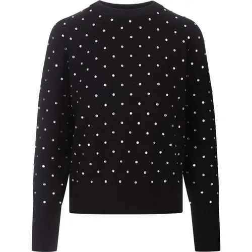 Wool Crystal Embellished Pullover , female, Sizes: M, L, S - Paco Rabanne - Modalova