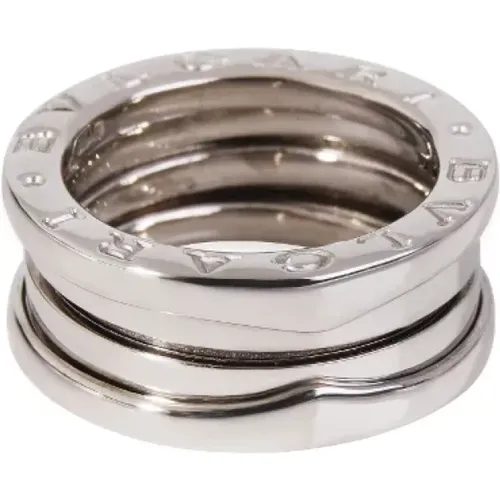 Pre-owned White Gold rings , female, Sizes: ONE SIZE - Bvlgari Vintage - Modalova