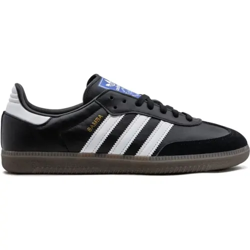 Schwarze Sneakers mit Weißer Sohle , Damen, Größe: 38 1/2 EU - Adidas - Modalova