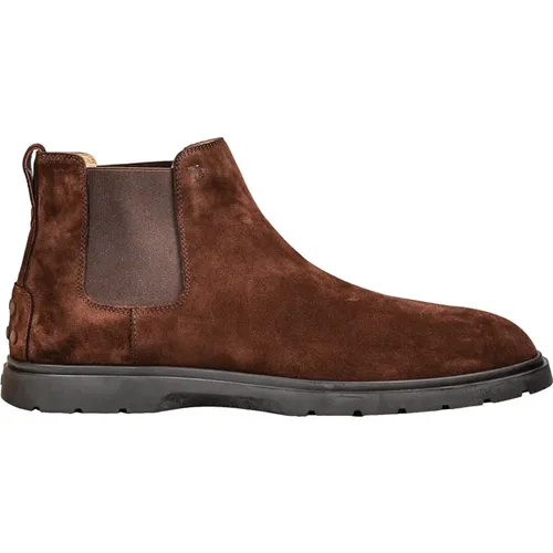 Italienische Leder Stiefeletten - TOD'S - Modalova