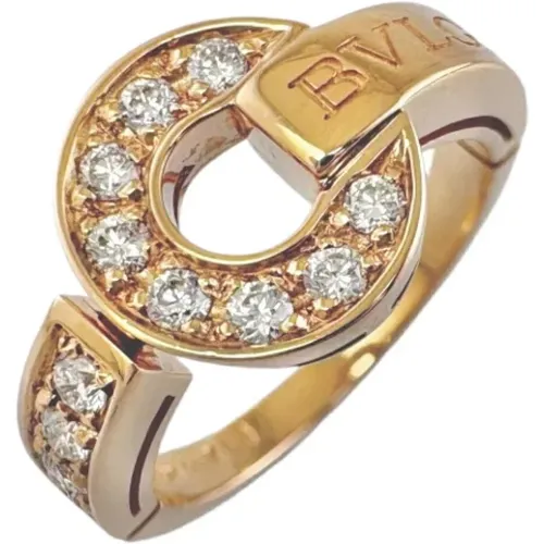 Pre-owned Rose Gold rings , female, Sizes: ONE SIZE - Bvlgari Vintage - Modalova