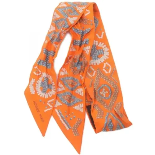 Pre-owned Silk scarves , female, Sizes: ONE SIZE - Hermès Vintage - Modalova