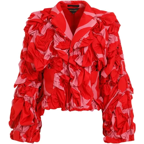 Floral Jacket Women's Fashion , female, Sizes: S - Comme des Garçons - Modalova