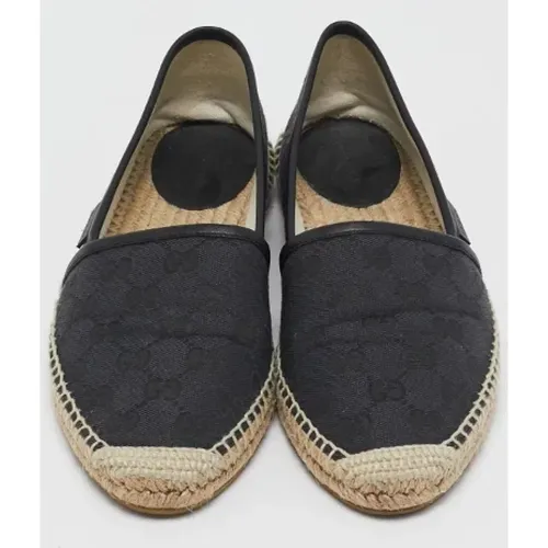 Pre-owned Canvas espadrilles , female, Sizes: 5 1/2 UK - Gucci Vintage - Modalova