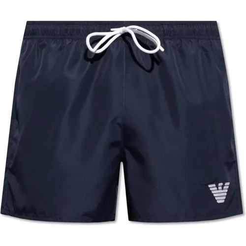 Swimming shorts with logo , male, Sizes: 2XL - Emporio Armani - Modalova