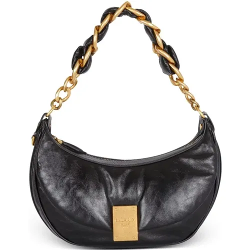 Calf Leather Bag , female, Sizes: ONE SIZE - Balmain - Modalova