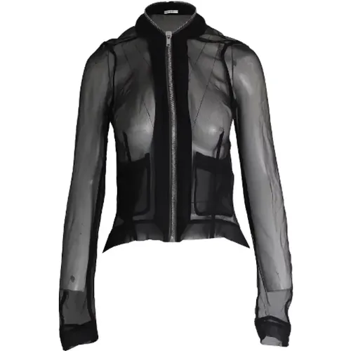 Pre-owned Silk outerwear , female, Sizes: S - Rick Owens Pre-owned - Modalova