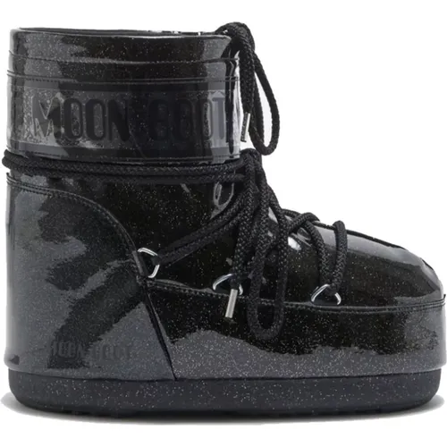 Niedrige Glitter Icon Sneakers - moon boot - Modalova