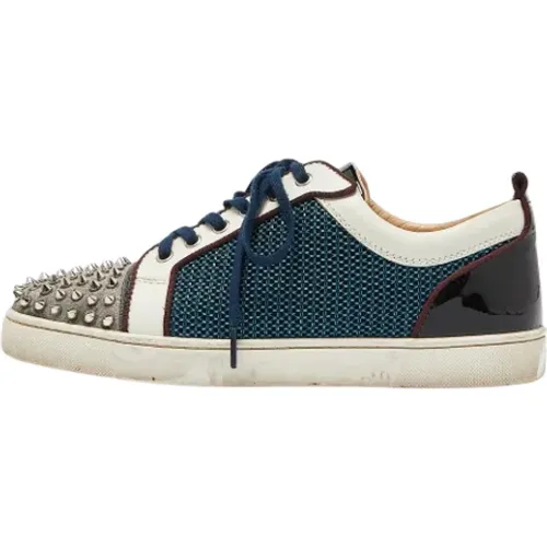 Pre-owned Fabric sneakers , male, Sizes: 8 UK - Christian Louboutin Pre-owned - Modalova