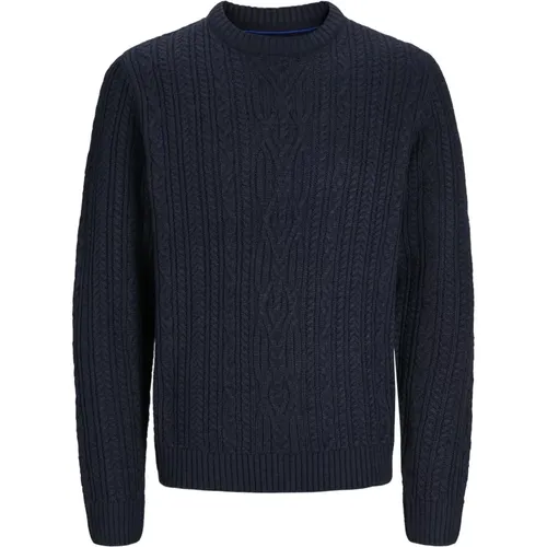 Klassischer Strickpullover , Herren, Größe: 2XL - jack & jones - Modalova