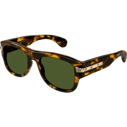 ’s Bold ’Gg1517S’ Sunglasses /Havana Tortoise , unisex, Sizes: 54 MM, ONE SIZE - Gucci - Modalova