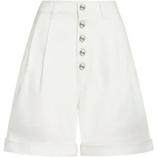 Stylische Weiße Sommer Shorts , Damen, Größe: M - ETRO - Modalova