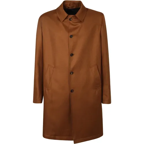 Single-breasted tailored coat , male, Sizes: M - Lardini - Modalova