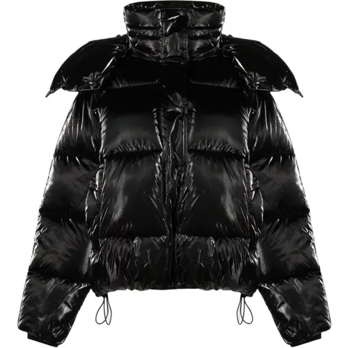 Wide Puffer Down Jacket , female, Sizes: L - Calvin Klein Jeans - Modalova