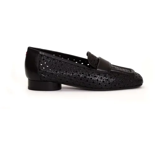 Women Schuhe Moccasins Nero Aw22 , Damen, Größe: 36 EU - Halmanera - Modalova