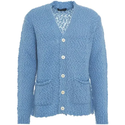 Blaue Strickjacke Aw24 - Daniele Fiesoli - Modalova