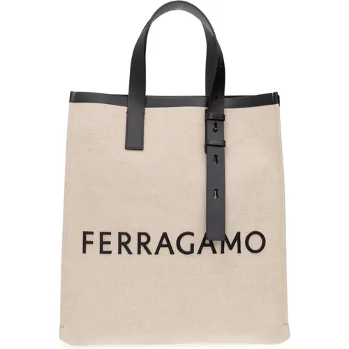 Shopper bag , male, Sizes: ONE SIZE - Salvatore Ferragamo - Modalova