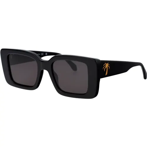 Stylish Dorris Sunglasses for Summer , unisex, Sizes: 52 MM - Palm Angels - Modalova