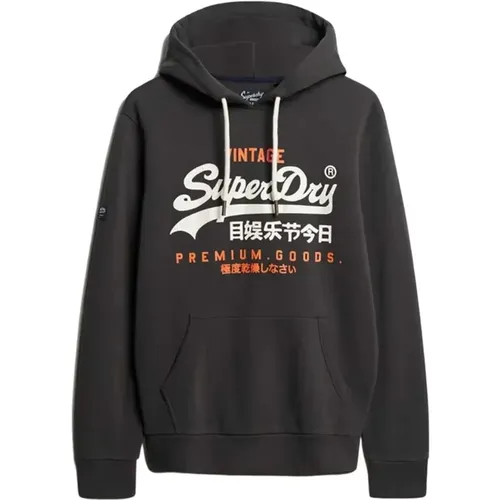 Vintage Logo Heritage Hoodie , Herren, Größe: M - Superdry - Modalova