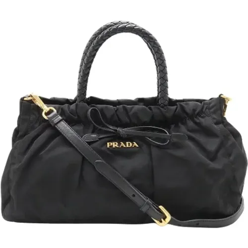 Pre-owned Leather prada-bags , female, Sizes: ONE SIZE - Prada Vintage - Modalova