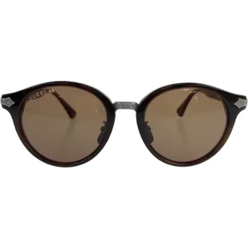 Pre-owned Metal sunglasses , female, Sizes: ONE SIZE - Gucci Vintage - Modalova