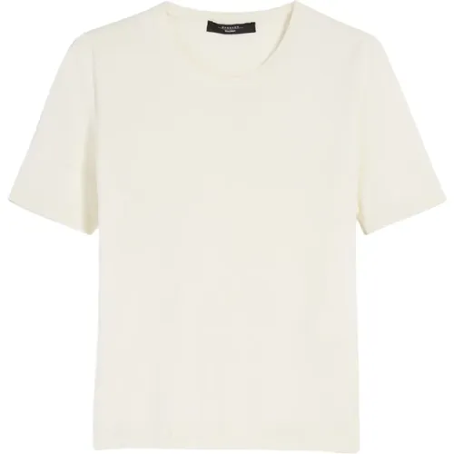 Short-Sleeve T-shirt , female, Sizes: XL, S, M, XS - Max Mara - Modalova
