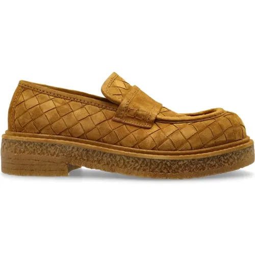 Wildlederschuhe Typ Loafers - Bottega Veneta - Modalova