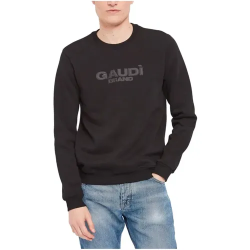 Rundhals-Sweatshirt , Herren, Größe: XL - Gaudi - Modalova