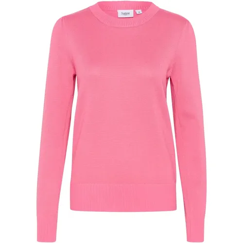 Milasz Pullover Knit Chateau Rose , female, Sizes: M, XL, L - Saint Tropez - Modalova