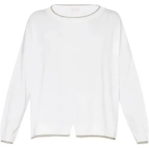 Sweater with Lurex Interventions , female, Sizes: S, XS - Liu Jo - Modalova