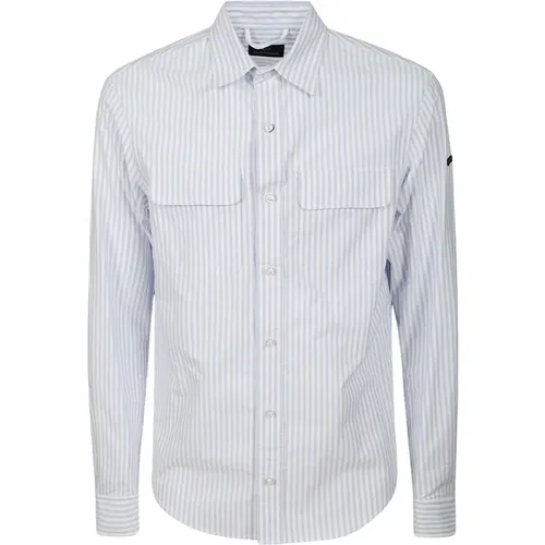 Cotton Long-sleeved Overshirt with Collar , male, Sizes: L, XL, M, S - PAUL & SHARK - Modalova