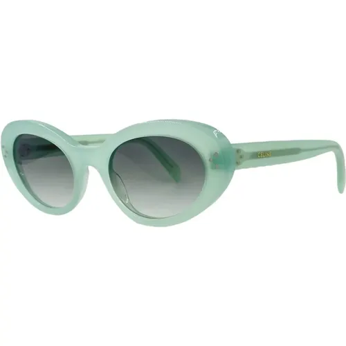 Schmetterlingsstil Sonnenbrille in Aquamarin - Celine - Modalova