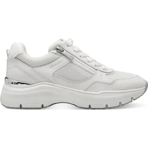 Weiße Sneakers für Frauen , Damen, Größe: 40 EU - tamaris - Modalova
