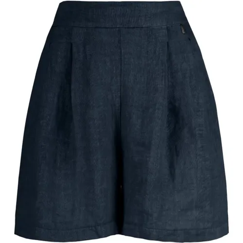 Linen Bermuda Shorts , female, Sizes: M, S, XS, XL, L, 2XL - BomBoogie - Modalova