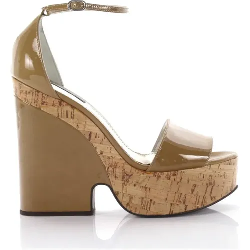 Sophisticated High Heel Sandals , female, Sizes: 7 1/2 UK - Dolce & Gabbana - Modalova