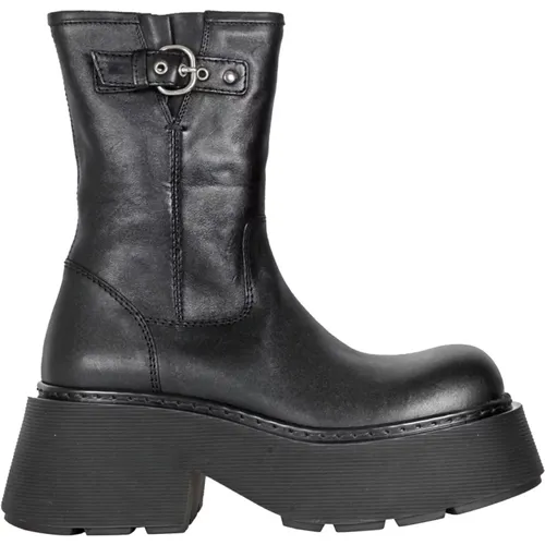 Stilvolle Leder Stiefeletten - Vic Matié - Modalova