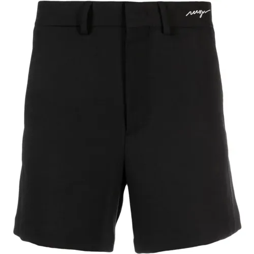 Schwarze Casual Shorts für Männer - MSGM - Modalova